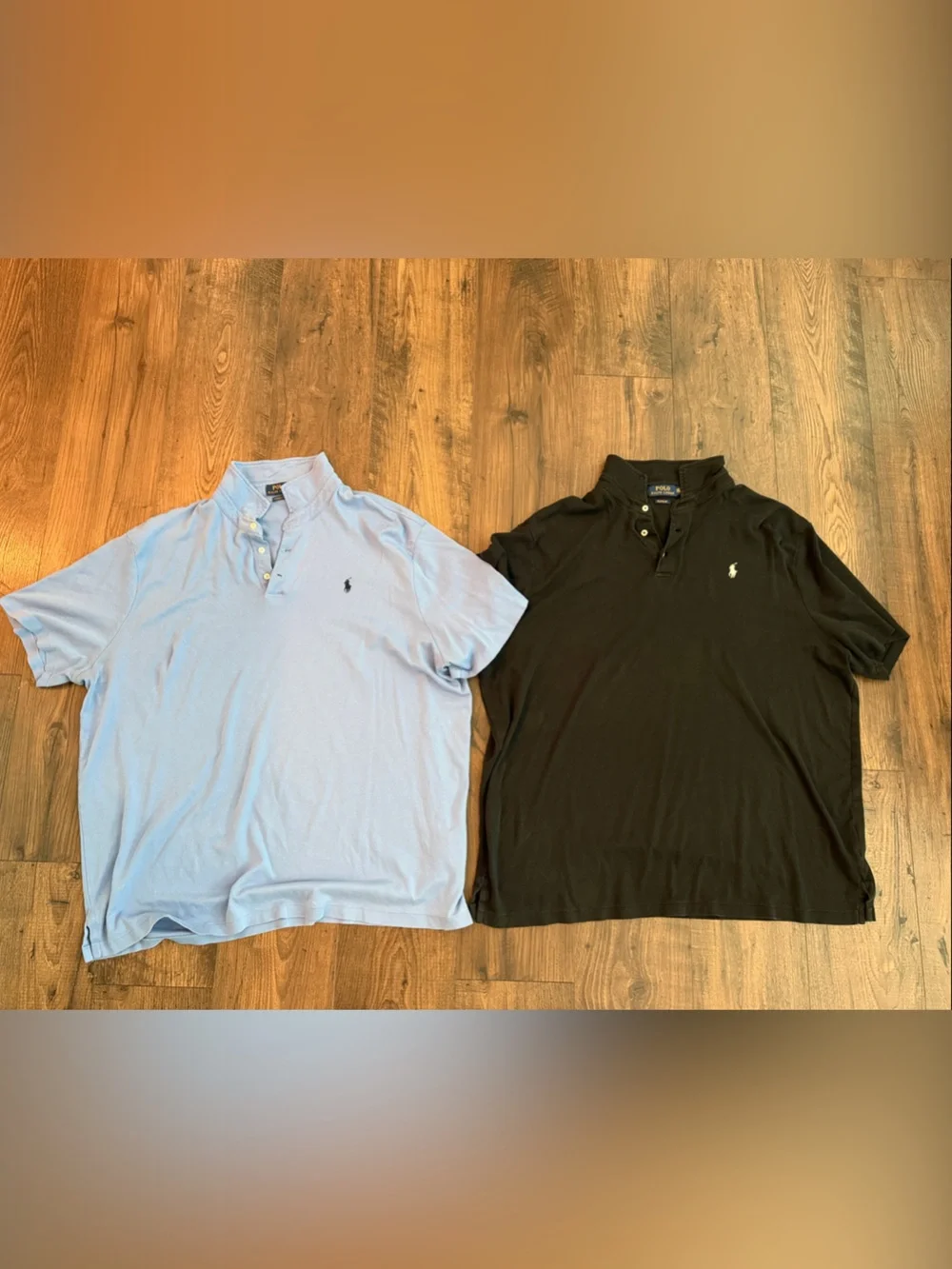 Ralph Lauren Polo Shirts - Light Blue & Black